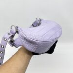 Balenciaga Le Cagole XS Croco Lilac SHW