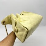 Chanel C25 Small Caviar Light Yellow GHW
