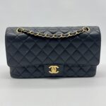 Chanel Medium Classic D Flap Caviar Black GHW