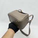 Hermes Mini Lindy Clemence Etoupe GHW