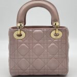 Dior Lady Dior Mini Lambskin Light Pink GHW