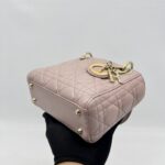 Dior Lady Dior Mini Lambskin Light Pink GHW