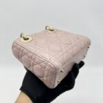 Dior Lady Dior Mini Lambskin Light Pink GHW