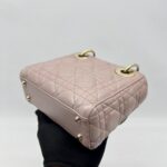 Dior Lady Dior Mini Lambskin Light Pink GHW