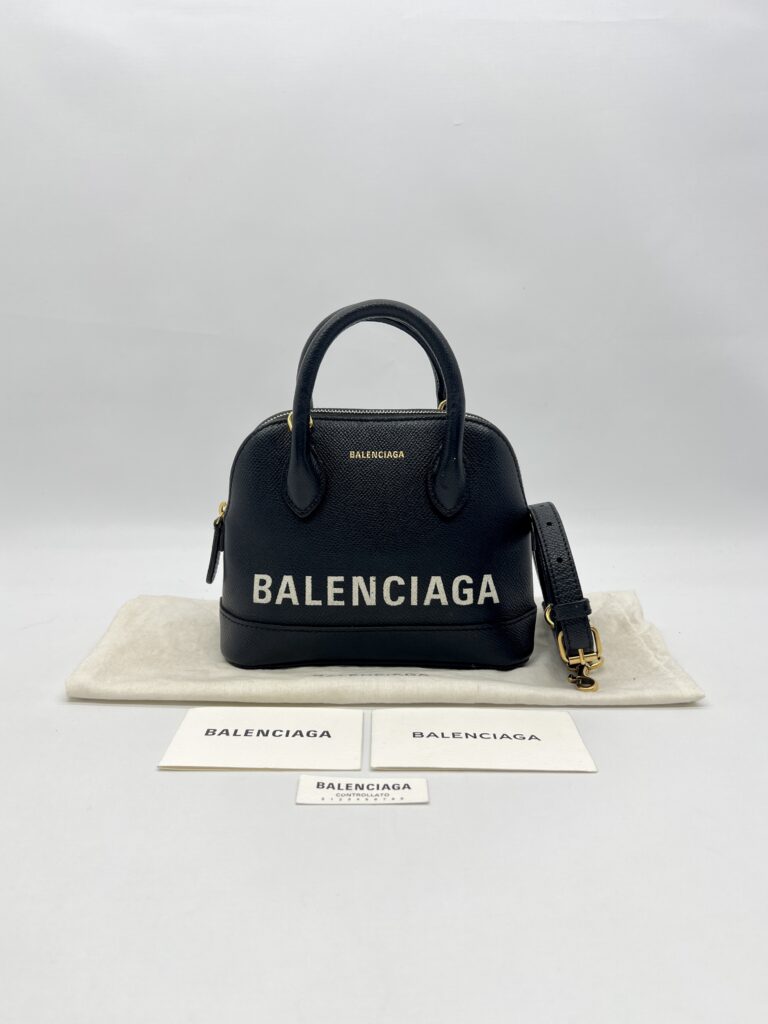 Balenciaga Ville XXS Black GHW