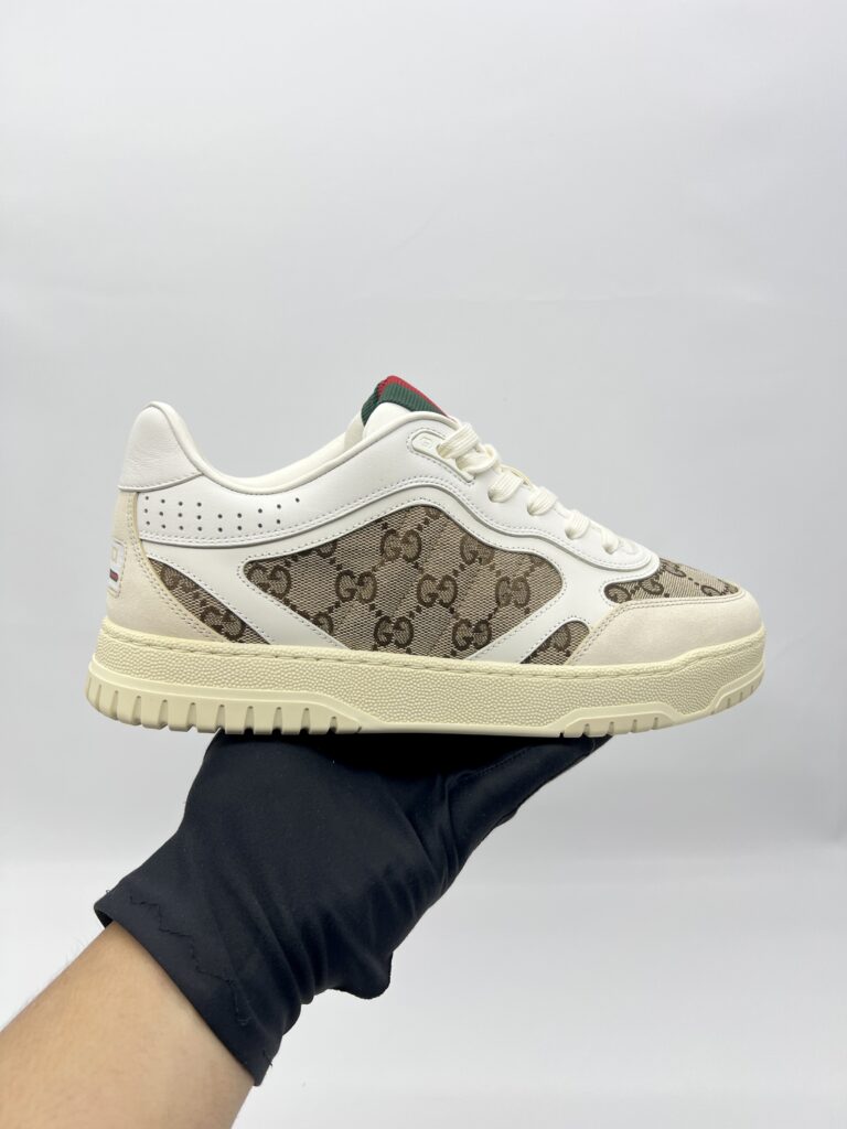 Gucci Re Web Sneaker GG Canvas Beige