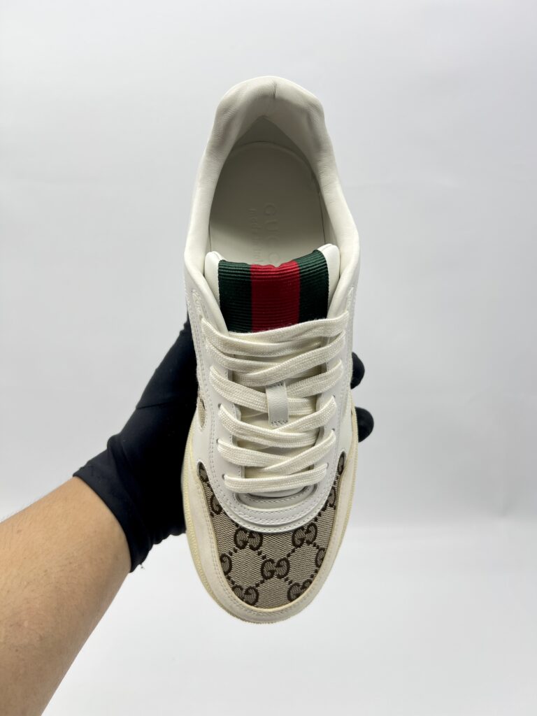 Gucci Re Web Sneaker GG Canvas Beige