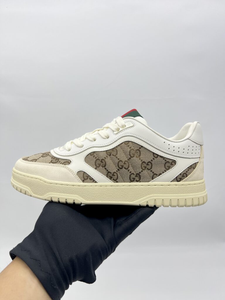 Gucci Re Web Sneaker GG Canvas Beige