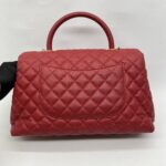 Chanel Coco Handle Large Caviar Red GHW