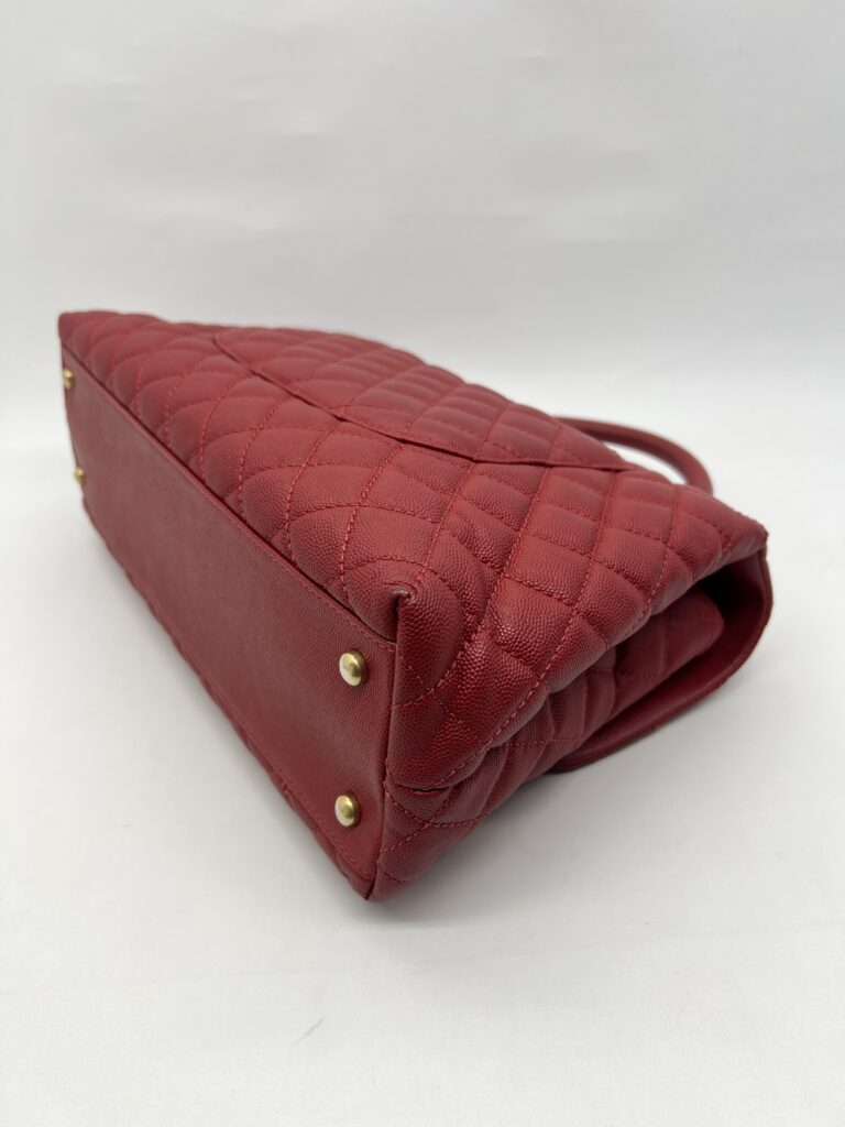 Chanel Coco Handle Large Caviar Red GHW