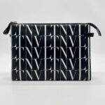 Valentino Garavani Vltn Times Zipper Black White SHW