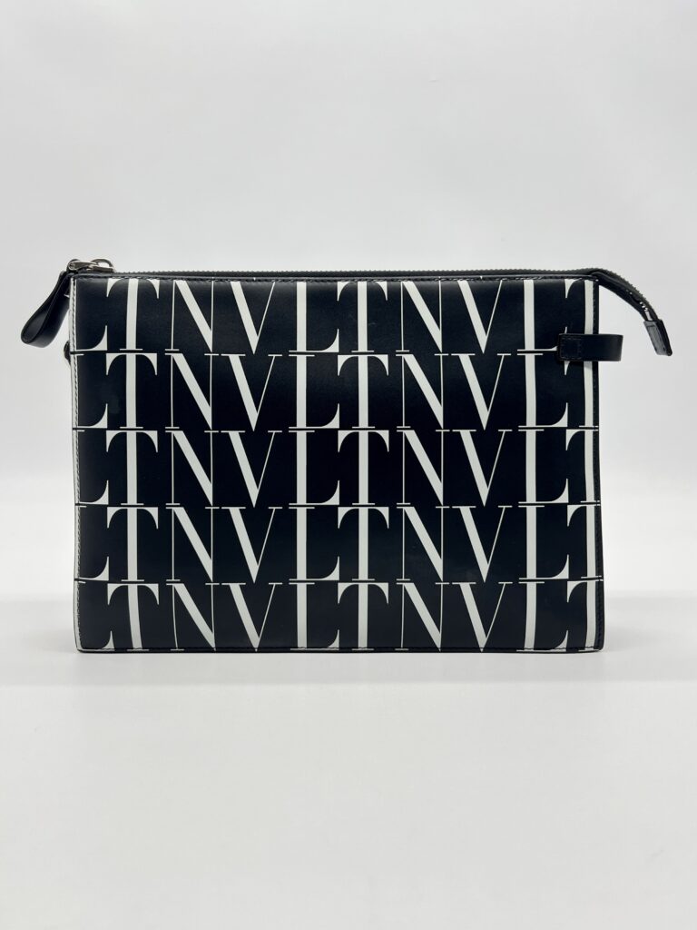 Valentino Garavani Vltn Times Zipper Black White SHW