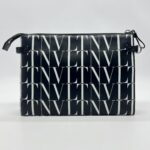 Valentino Garavani Vltn Times Zipper Black White SHW
