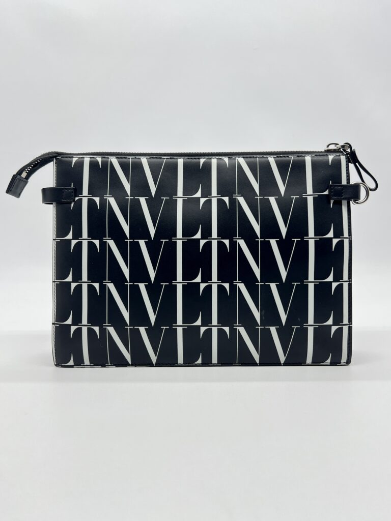 Valentino Garavani Vltn Times Zipper Black White SHW