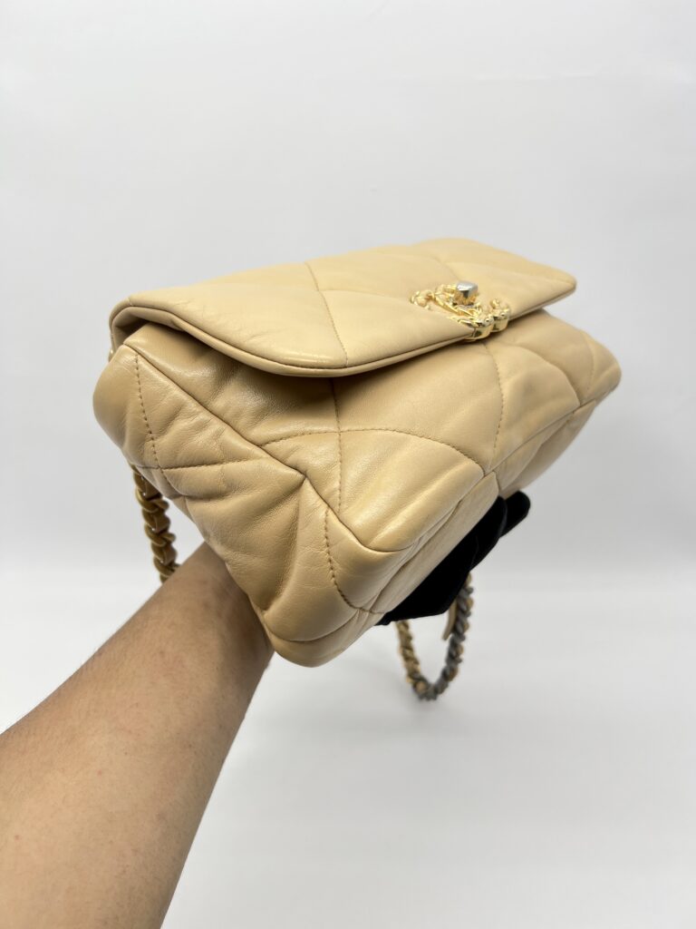 Chanel C19 Small Lambskin Beige