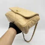 Chanel C19 Small Lambskin Beige