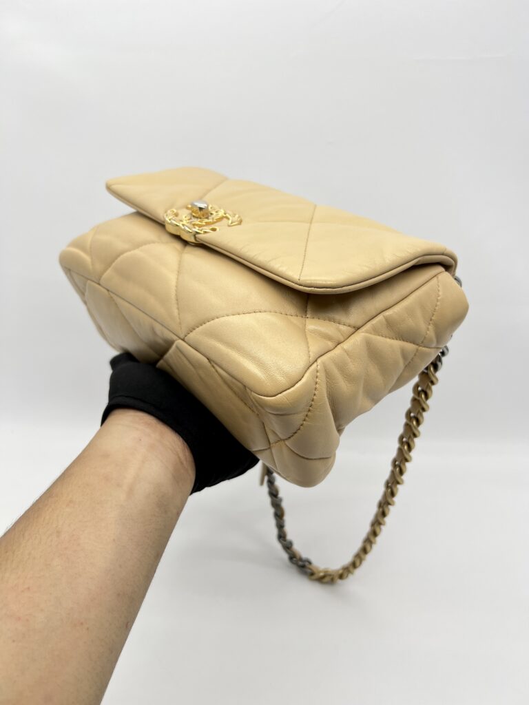 Chanel C19 Small Lambskin Beige