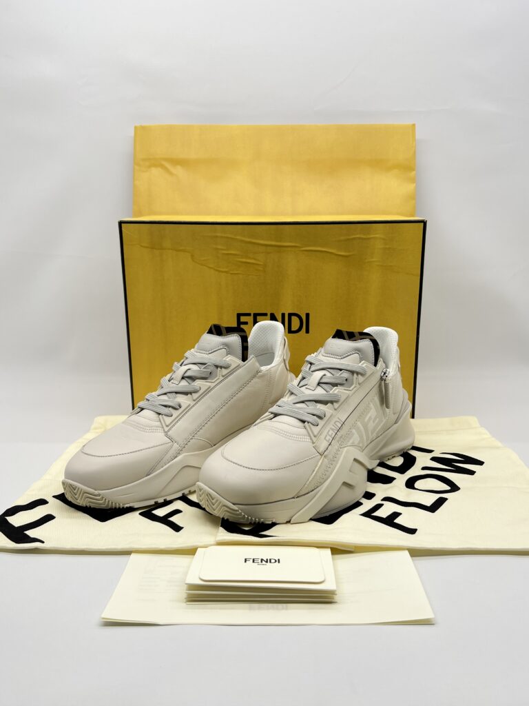 Fendi Flow Sneakers Jacquard FF Beige/Natural