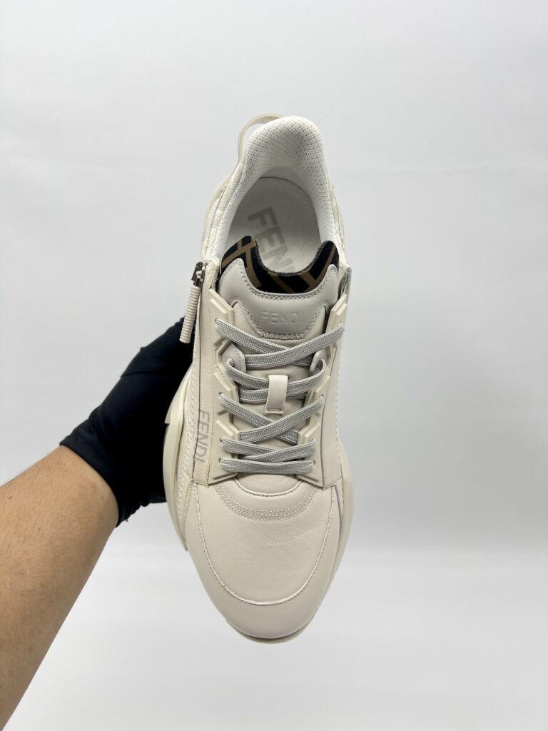 Fendi Flow Sneakers Jacquard FF Beige/Natural