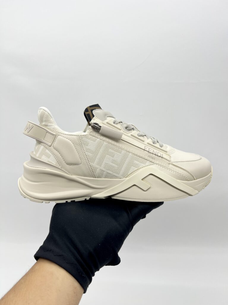 Fendi Flow Sneakers Jacquard FF Beige/Natural
