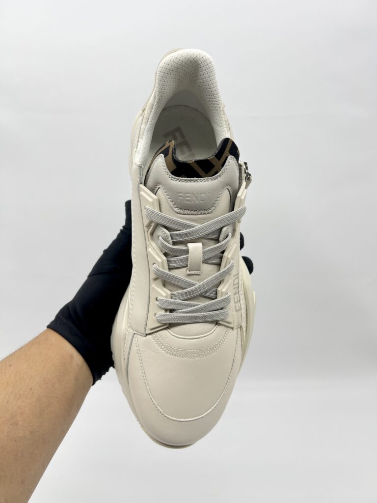 Fendi Flow Sneakers Jacquard FF Beige/Natural