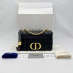 Dior Medium Caro Black GHW