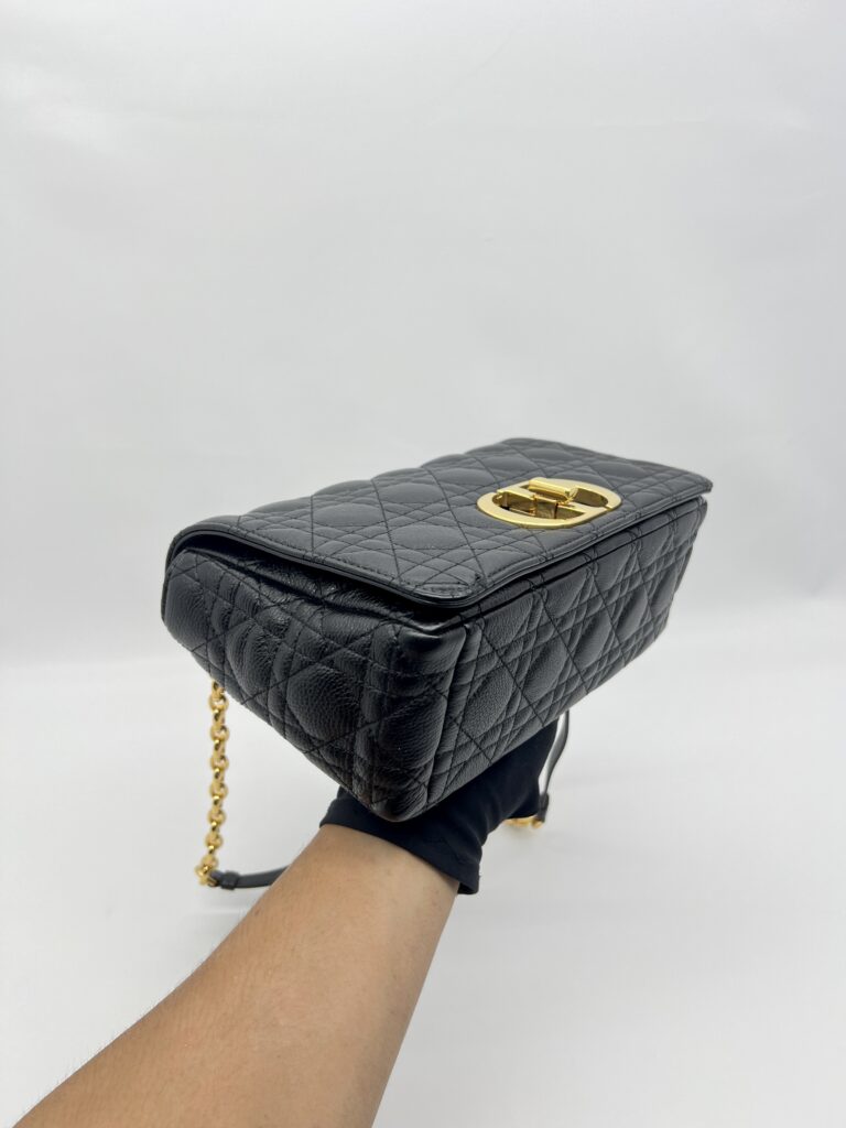 Dior Medium Caro Black GHW