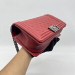 Chanel Boy 25 Caviar Red RHW