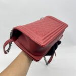 Chanel Boy 25 Caviar Red RHW