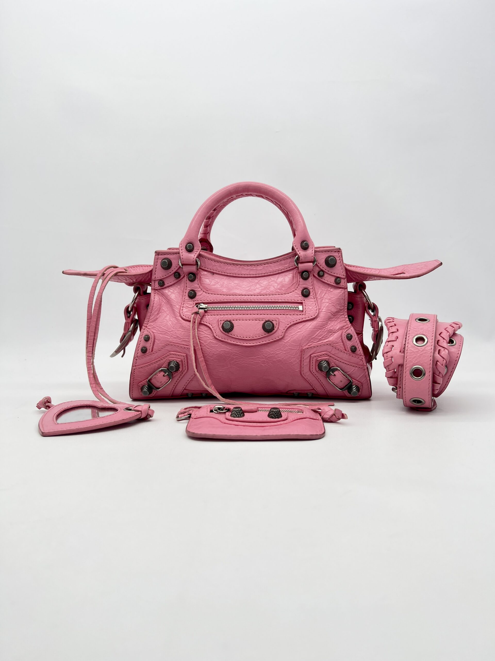 Balenciaga Neo Cagole XS Agneau Pink SHW