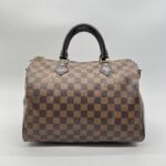 Louis Vuitton Speedy Bandou 30 Damier Ebene GHW