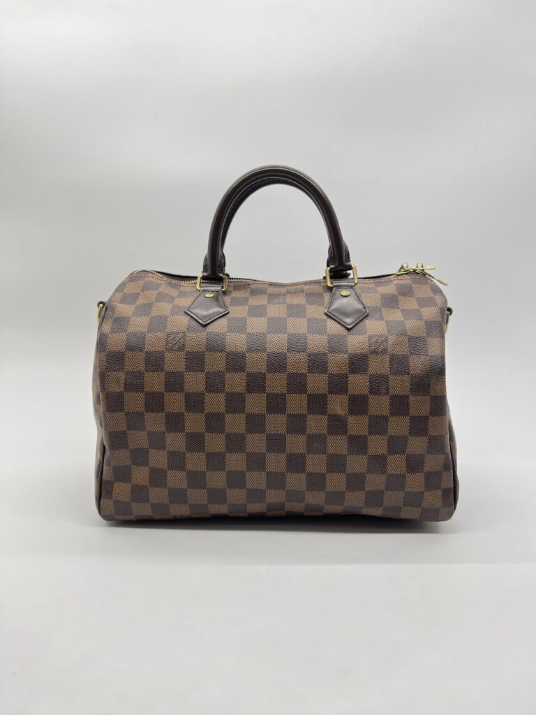 Louis Vuitton Speedy Bandou 30 Damier Ebene GHW