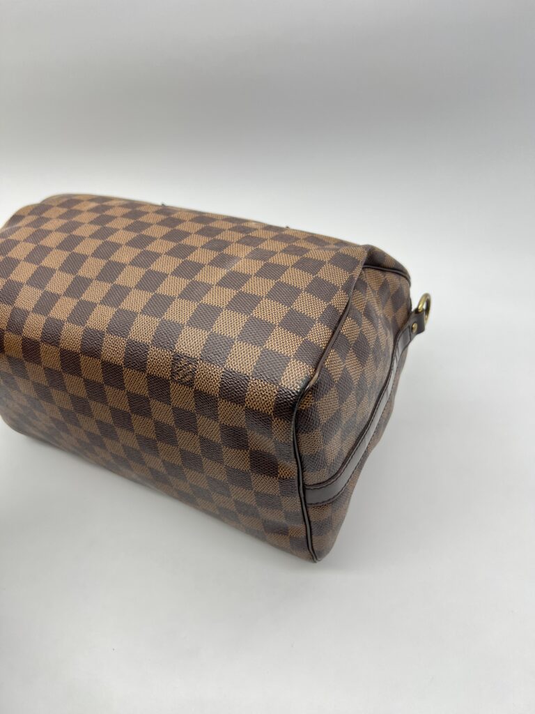 Louis Vuitton Speedy Bandou 30 Damier Ebene GHW