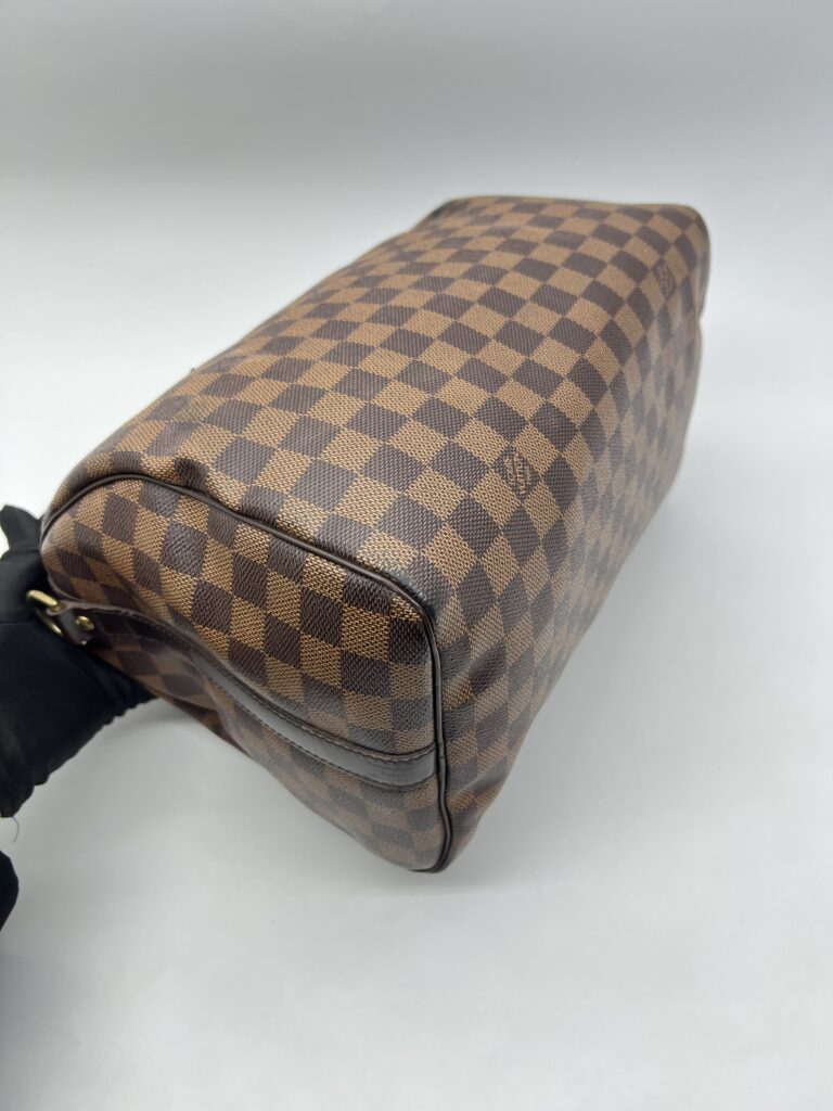 Louis Vuitton Speedy Bandou 30 Damier Ebene GHW