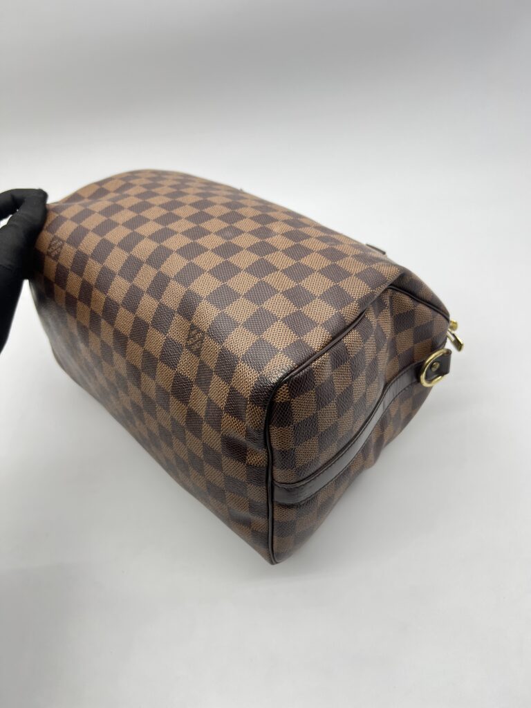 Louis Vuitton Speedy Bandou 30 Damier Ebene GHW
