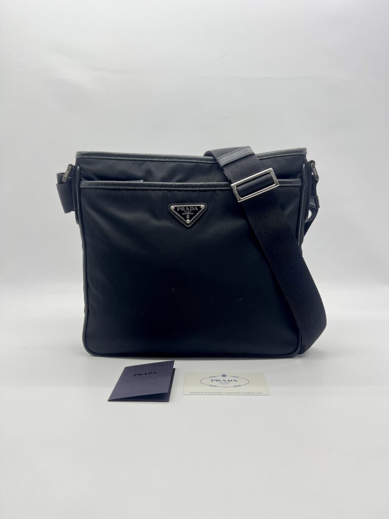 Prada Crossbody Bag Tessuto Nylon Black SHW