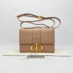 Dior 30 Montaigne Leather Nude GHW