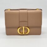 Dior 30 Montaigne Leather Nude GHW