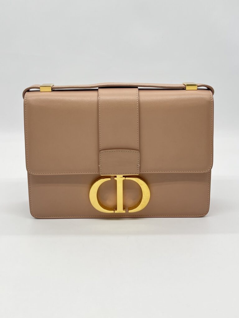 Dior 30 Montaigne Leather Nude GHW