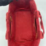 Prada Canapa Shopping Tote Canvas Rosso GHW