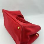 Prada Canapa Shopping Tote Canvas Rosso GHW