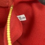 Prada Canapa Shopping Tote Canvas Rosso GHW