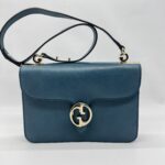 Gucci Interlocking 1973 Flap Bag Turqoise LGHW
