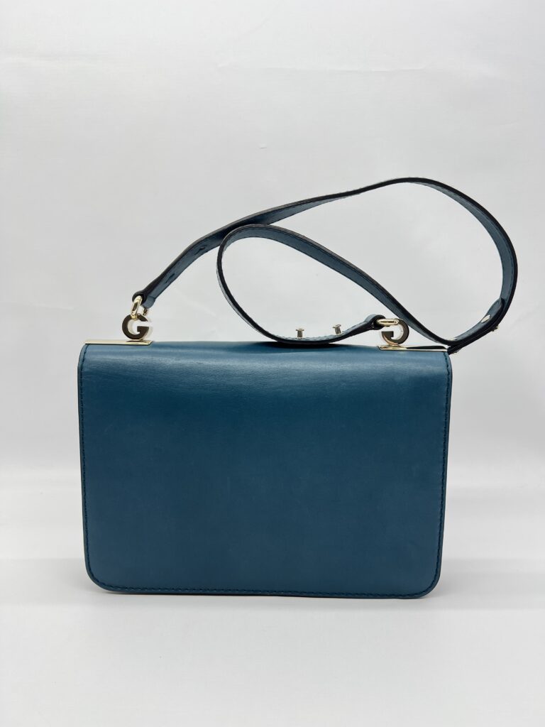 Gucci Interlocking 1973 Flap Bag Turqoise LGHW
