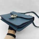 Gucci Interlocking 1973 Flap Bag Turqoise LGHW