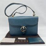 Gucci Interlocking 1973 Flap Bag Turqoise LGHW