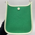 Hermes Neo Evelyne 16 Officier Canvas Swift Menthe/Vert Fizz SHW