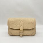 Louis Vuitton Diane PM Monogram Empreinte Creme GHW