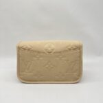 Louis Vuitton Diane PM Monogram Empreinte Creme GHW