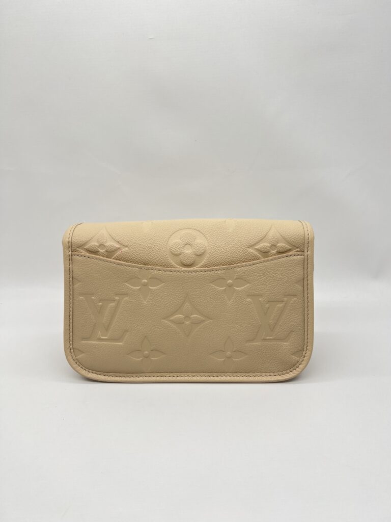 Louis Vuitton Diane PM Monogram Empreinte Creme GHW